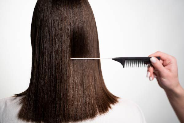 Formaldehyd zum Glätten der Haare